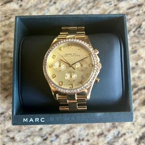 Marc Jacobs Women's Gold Stainless Steel Analog Dial Quartz Watch